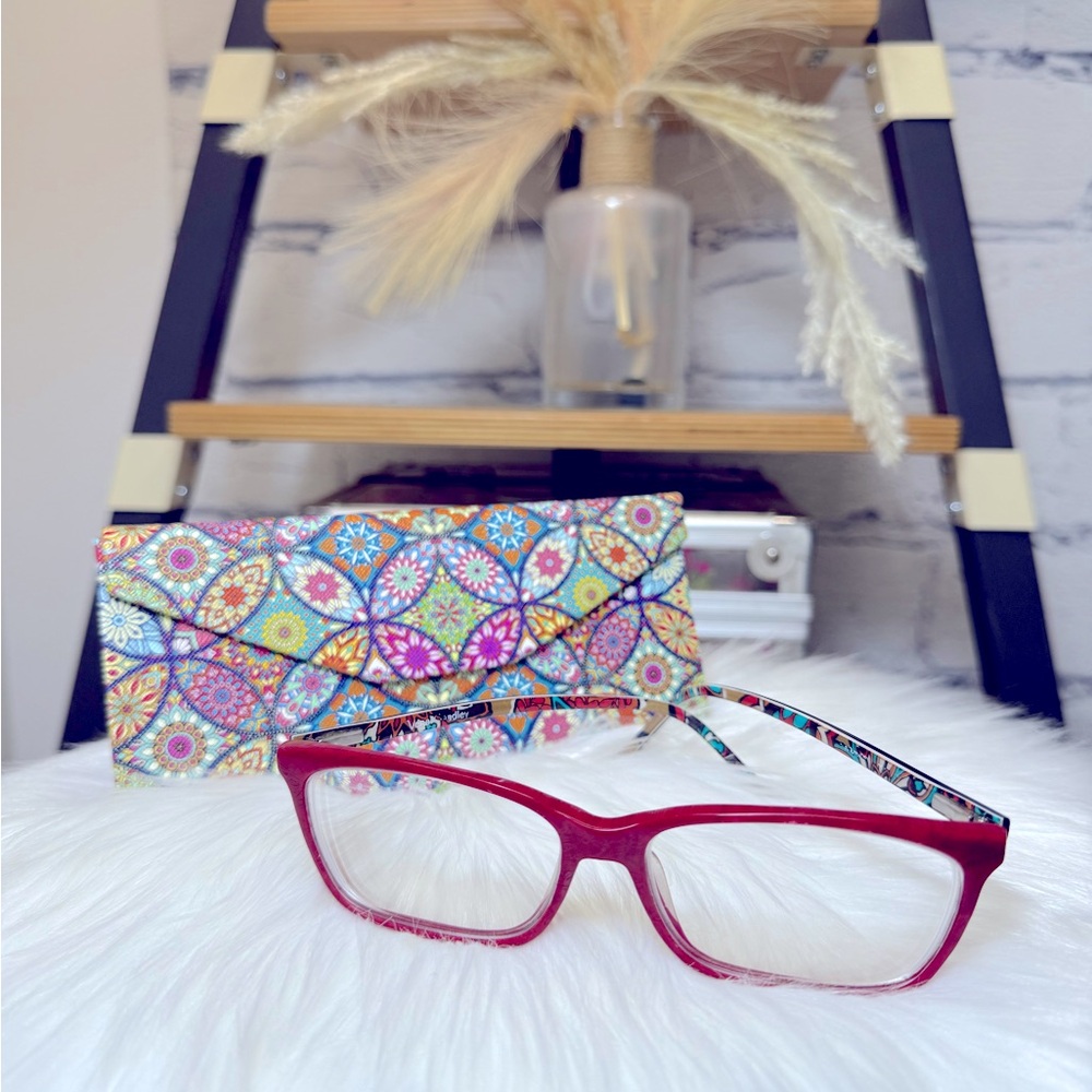 Vera Bradley Red Sela Eyeglass (Frame Only)